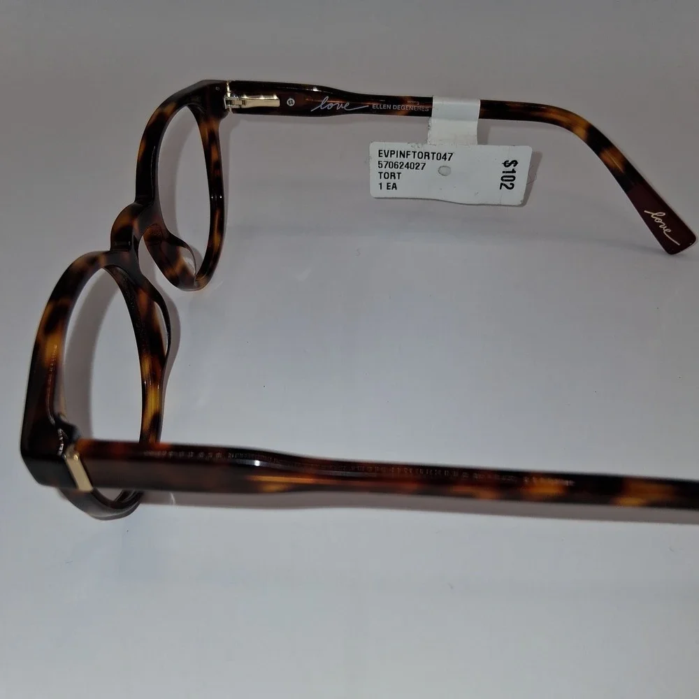 Ellen Degeneres Love Eyeglass Frames RX Whitney 42-21-140